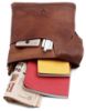 Picture of WildHorn Urban Edge Vintage Genuine Leather Cross body Messenger Bag (Tan) DIMENSION : L-8.5 inch W-0.5 inch H-10.3 inch