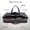 Picture of WildHorn Leather Laptop Bag for Men I Fits Upto 15.6 Inch Laptop/MacBook I Padded Laptop Compartment I Carry Handles with Adjustable Strap I DIMENSION : L-16 inch W-4 inch H-12 inch