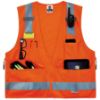 Picture of Ergodyne Glowear 8250Z Class 2 Surveyor Vest Orange S/M Part# - 21413