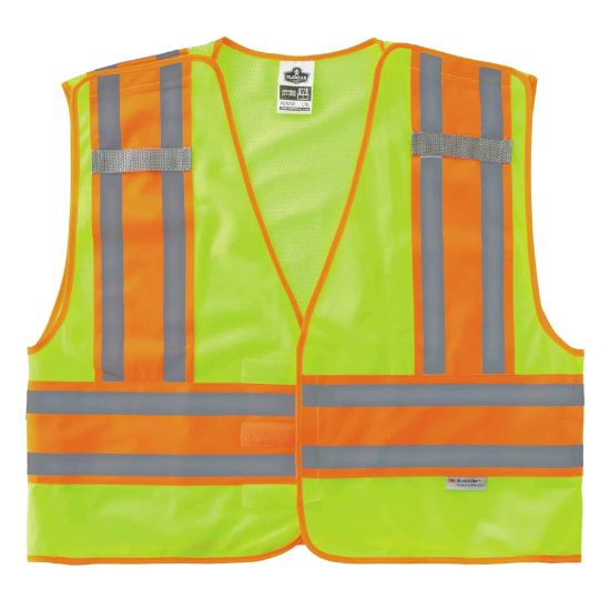 Picture of Ergodyne Glowear 8245 Public Safety Vest Lime S/M Part# - 23393