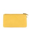 Picture of Eske Paris Aleta Women's Leather Double Zip Wallet, Smartphone Holder, Hand Clutch for Ladies (Yellow Vanilla)