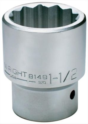 Picture of Wright Tool 1-1/16" 1"Dr 12-Pt. Standard Socket Part# - 8134