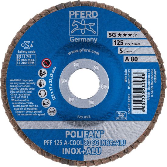 Picture of Pferd 7 X 7/8 Polifan Sg A-Cool Flat 40G Part# - 62369