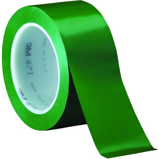 Picture of 3M™ Vinyl Tape 471 Gren 2 Inx 36 Yd  5.2 Mil Part# - 7000028855