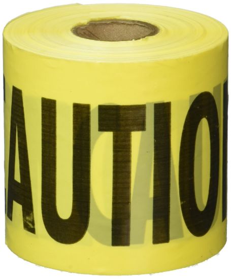 Picture of Empire® Level 300'X3" Econo Grade Caution Barricade Tape Yello Part# - 71-0301