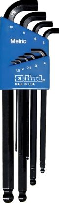 Picture of Eklind Tool Ball-Hex-L Key Set - Stubby 9Pc. Set 1.5Mm-10Mm Part# - 13509