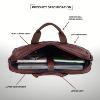 Picture of WildHorn Leather Laptop Bag for Men/Office Bag for Men | Fits Upto 15.6 Inch Laptop/MacBook | Laptop Messenger Bag/Leather Bag for Men I Dimension : L-16 inch W-3 inch H-12 inch