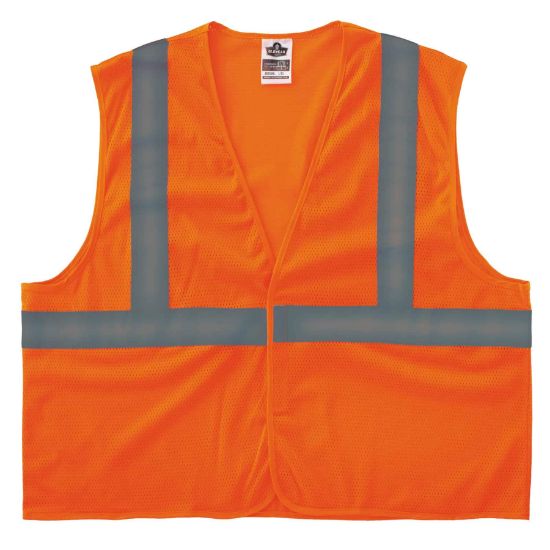 Picture of Ergodyne 8205Hl Glowear Cls 2 Super Econo Vest L/Xl Orng Part# - 20965