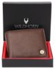 Picture of WildHorn Leather Wallet for Men I Ultra Strong Stitching I 6 Credit Card Slots I 2 Currency Compartments I 1 Coin Pocket (Walnut)