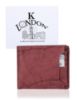 Picture of K London Vintage Look Sleek Card Coin Pocket Men's Wallet Tan (5007_Maroon_Antique)