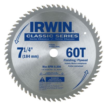 Picture of Irwin® 7 1/4 60T Non-Ferr Spri Part# - 15530Zr