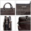 Picture of eske Ollie Genuine Leather 16" Laptop/Macbook Bag for Men | Office Bag | Briefcase | Laptop Messenger Bag with Shoulder Straps