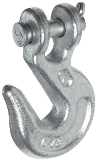 Picture of Cm Columbus Mckinnon 1/4" Clevis Grab Hook Zinc Plated Part# - M804Zl