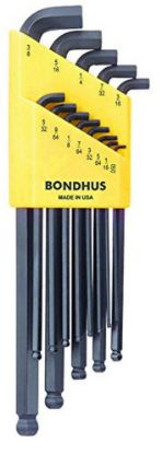 Picture of Bondhus® 13Pc Stubby Ball End L-Wrench Set .050-3/8 Part# - 16537