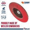 Picture of Weiler® 7" Angled- Phenolic- 60Cer- 5/8"-11 Arbor Part# - 50114