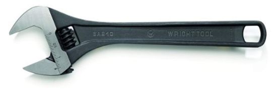 Picture of Wright Tool 10" Black Adjustable Wrench Old # 9403 Part# - 9Ab10