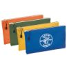 Picture of Klein Tools 4-Pack Zipper Bags- Canvas- Assort. 12 1/2"X7" Part# - 5140