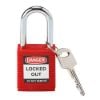 Picture of Brady® Brady Safety Padlocks  Red Part# - 99552