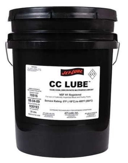 Picture of Jet-Lube Cc Lube Semi-Synthetic Food Machinery Grease Part# - 70516