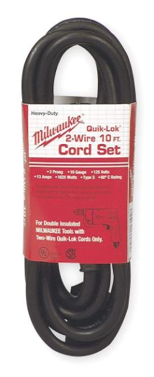 Picture of Milwaukee® Tool Cord 10' 14-2 Sj Quik-Lok Part# - 48-76-5110