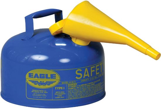 Picture of Eagle Type 1 Safety Can Blue 2Gal Part# - Ui20Fsb