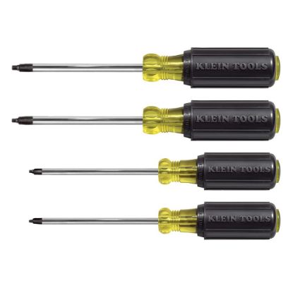 Picture of Klein Tools Screwdriver Set- 4Pc. Cushion-Grip Square-Recess Part# - 85664