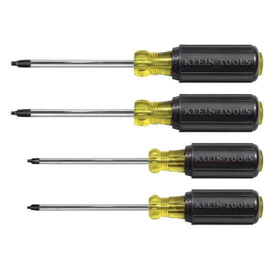 Picture of Klein Tools Screwdriver Set- 4Pc. Cushion-Grip Square-Recess Part# - 85664