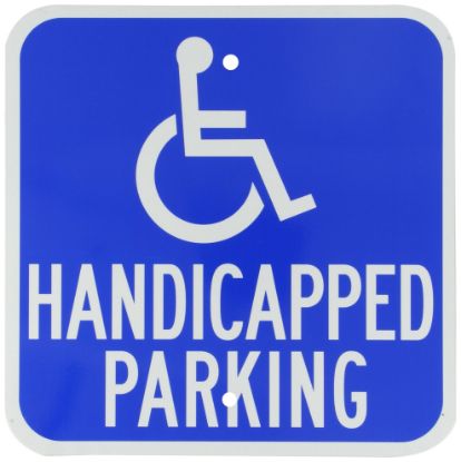 Picture of Brady® Handicapped Sign Part# - 91358