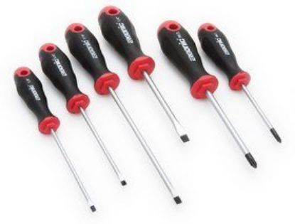 Picture of Crescent/Wiss® Ergonomic Screwdriver Set 6Pc Part# - Xps600