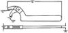 Picture of Wright Tool 4-1/2"-6-1/4" 3/8"Pin Spanner Wrench Part# - 9645