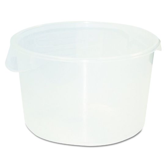 Picture of Rubbermaid Commercial Storage Cont Round 12Qt/11L Clr Part# - Fg572624Clr