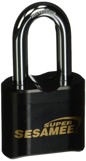 Picture of Ccl Super Sesamee Padlock 2"Shackle 7/16" Dia Black Part# - K637