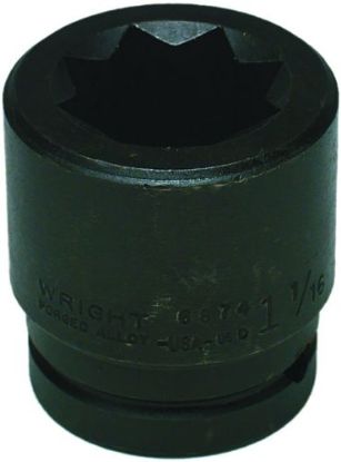 Picture of Wright Tool 1-1/8" 3/4"Dr 8Pt. Double Square Impact Rail Part# - 6876