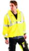 Picture of Occunomix L Occulux Hood Sweatshirt: Yellow Part# - Lux-Swt3Hz-Yl