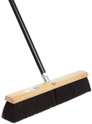 Picture of Magnolia Brush 18" Black Floor Brush Less Handle Part# - 718-X-Lh