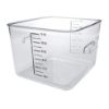 Picture of Rubbermaid Commercial Space Saving Cont Sq 12Qt/11.3L Clr Part# - Fg631200Clr