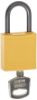 Picture of Brady® Compact Sfty Padlock Yellow Pk/6 Ea Part# - 118930