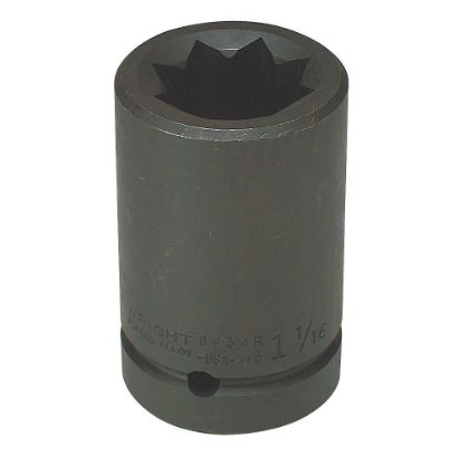 Picture of Wright Tool 1-1/16" 8-Point Double Square Deep Imp. Socket Part# - 8934R