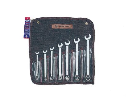 Picture of Wright Tool 7Pc Full Polished Combination Wrench Set Part# - 907