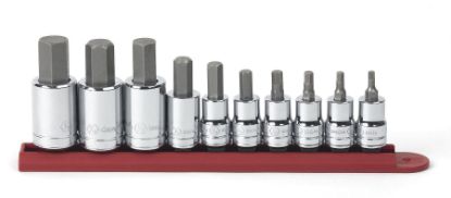 Picture of Gearwrench® Set Skt Hex Bit Met 3/8& 1/2Dr 10Pc Part# - 80578