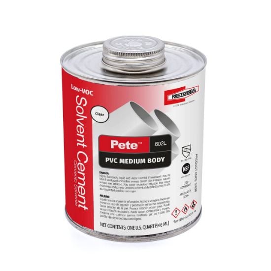 Picture of Rectorseal 602L Pistol Pete 1 Qt Pvc     Cement Btc Part# - 55928