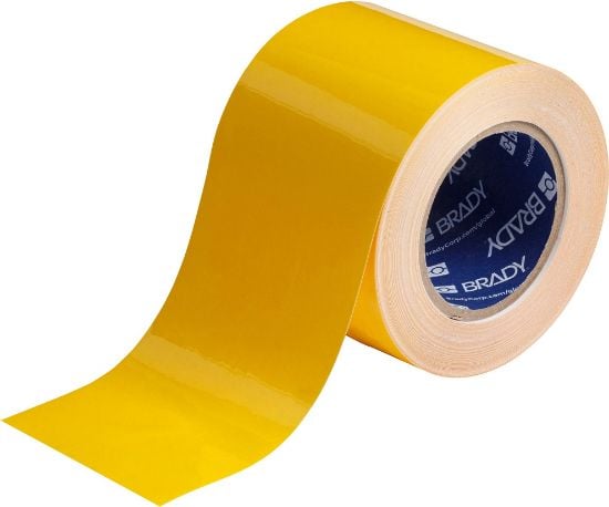 Picture of Brady® Floor Marking Tape - 3Inyellow Toughstripe Part# - 104342