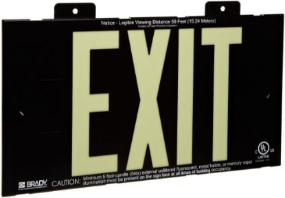 Picture of Brady® Bradyglo High Performance Photolum Exit Sign Part# - 37851B