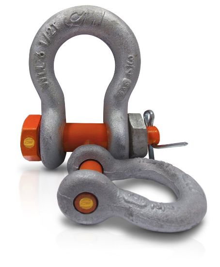 Picture of Cm Columbus Mckinnon 3/4 Alloy Screw Pin Anchor Shackle Painted Part# - M652A-P