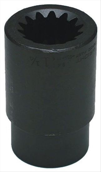 Picture of Wright Tool 1-7/16" #5 Spline Dr. Deep Impact Socket Part# - 5946