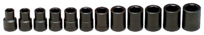 Picture of Wright Tool 12-Pc. Impact Socket Set6Pt. Standard Metric Part# - 460