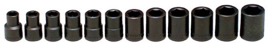 Picture of Wright Tool 12-Pc. Impact Socket Set6Pt. Standard Metric Part# - 460