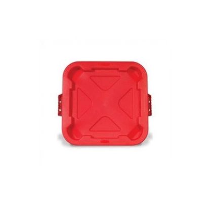 Picture of Rubbermaid Commercial Snap Lock Lid Part# - Fg352900Red