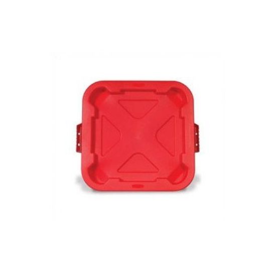 Picture of Rubbermaid Commercial Snap Lock Lid Part# - Fg352900Red