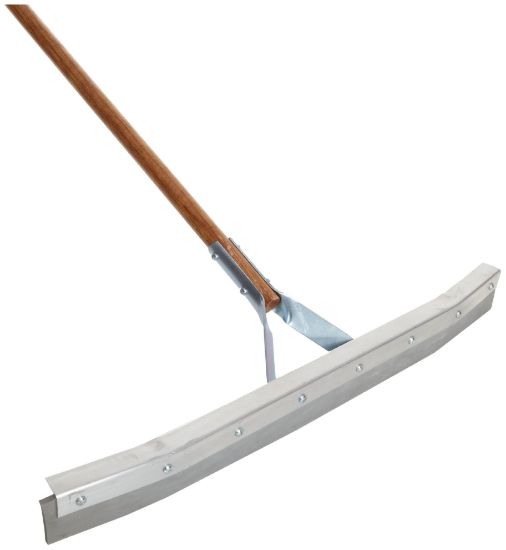 Picture of Magnolia Brush 24" Neoprene Curved Floor Squeegee With Handle Part# - 4624-N